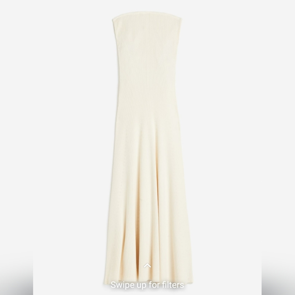 Cream Strapless Gown for Weddings - Picture 1 of 4